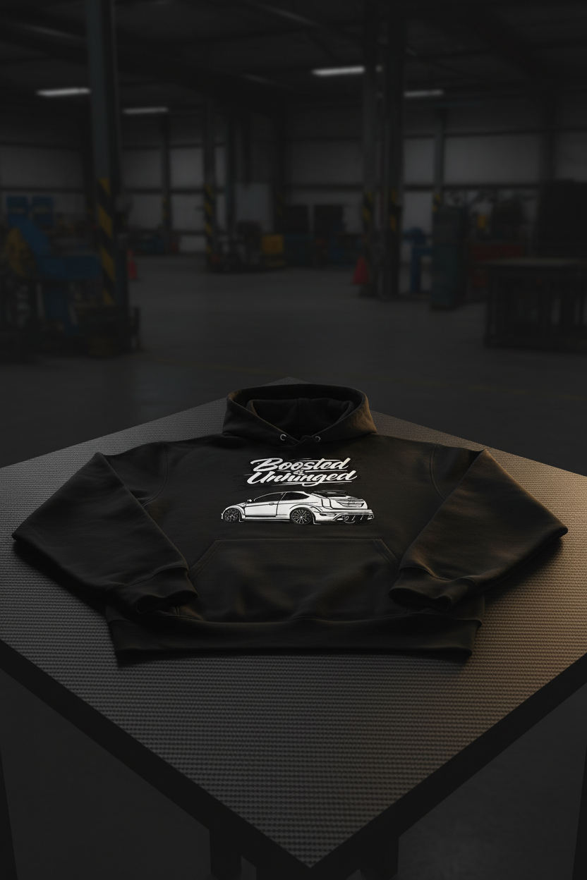 Boosted & Unhinged Black Hoodie