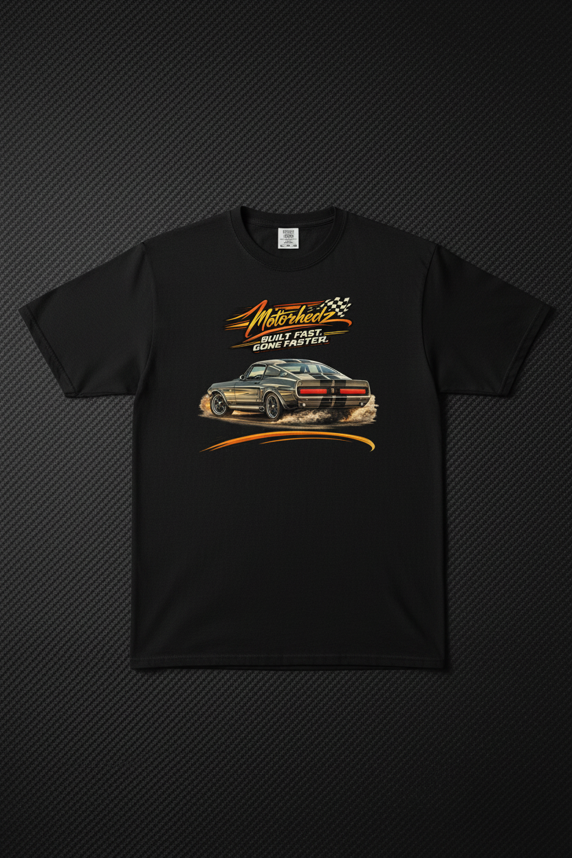 Built Fast Gone Faster Black