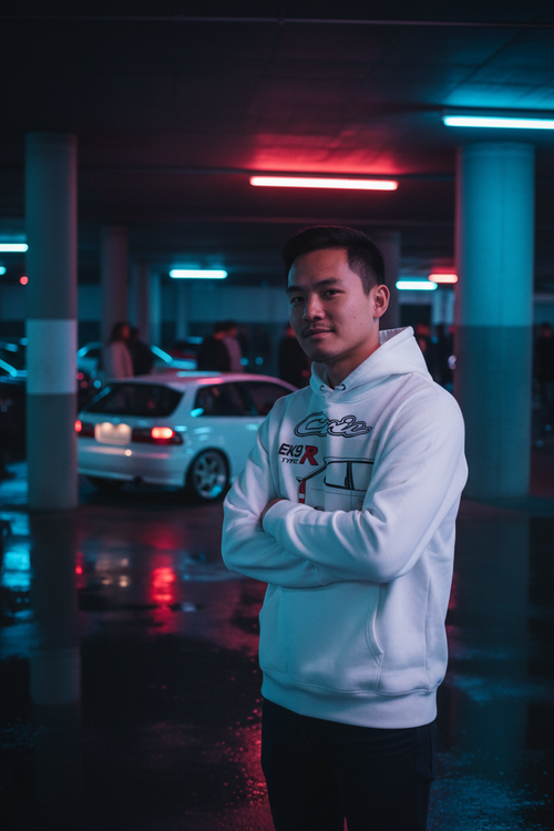 Civic EK9 White Male Lifestyle