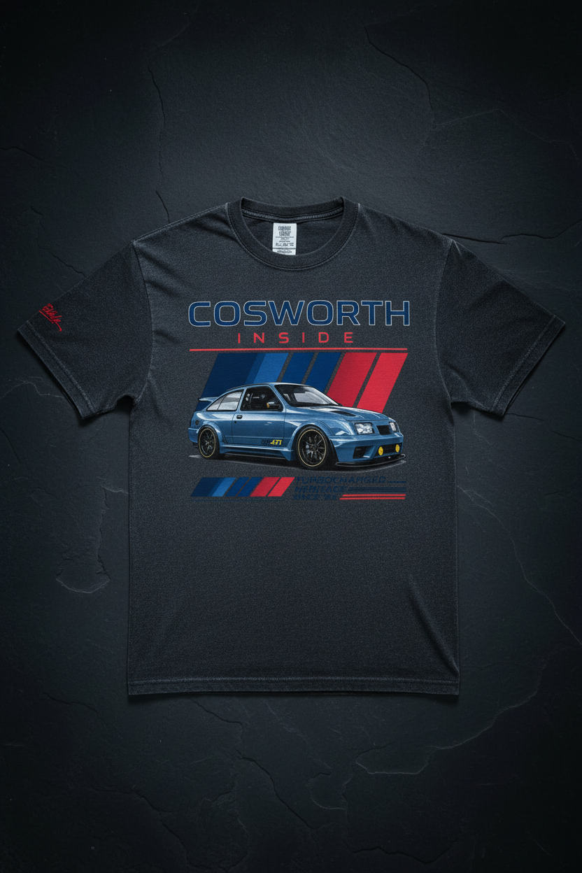 Cosworth Tee Pepper Flat Lighter