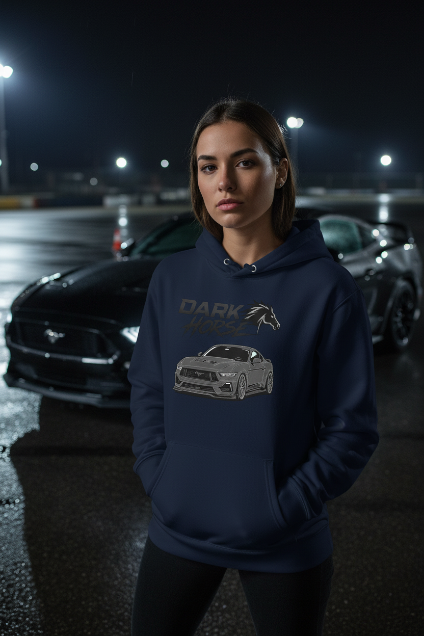 Dark Horse Hoodie Navy Female