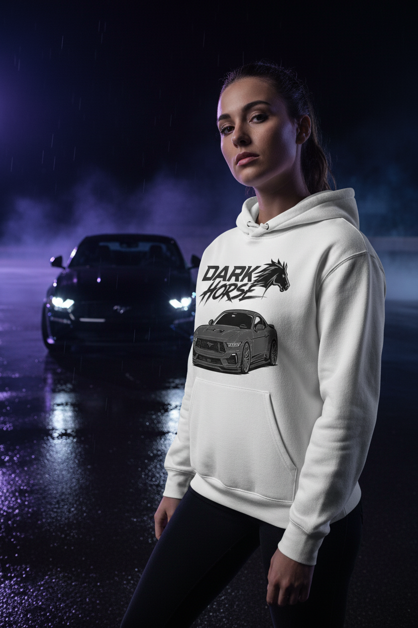 Dark Horse Hoodie White Female