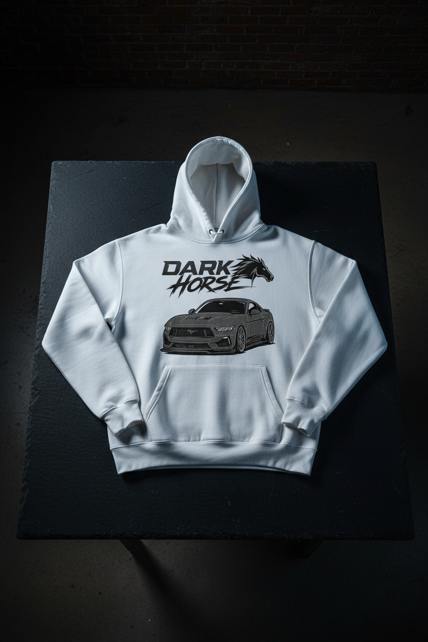 Dark Horse Hoodie White
