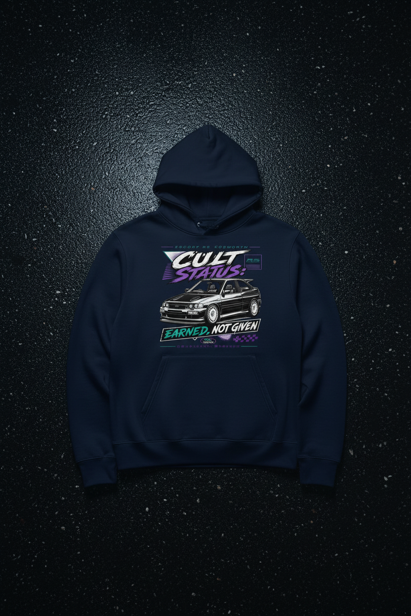 Escort Cosworth Hoodie Navy Flat