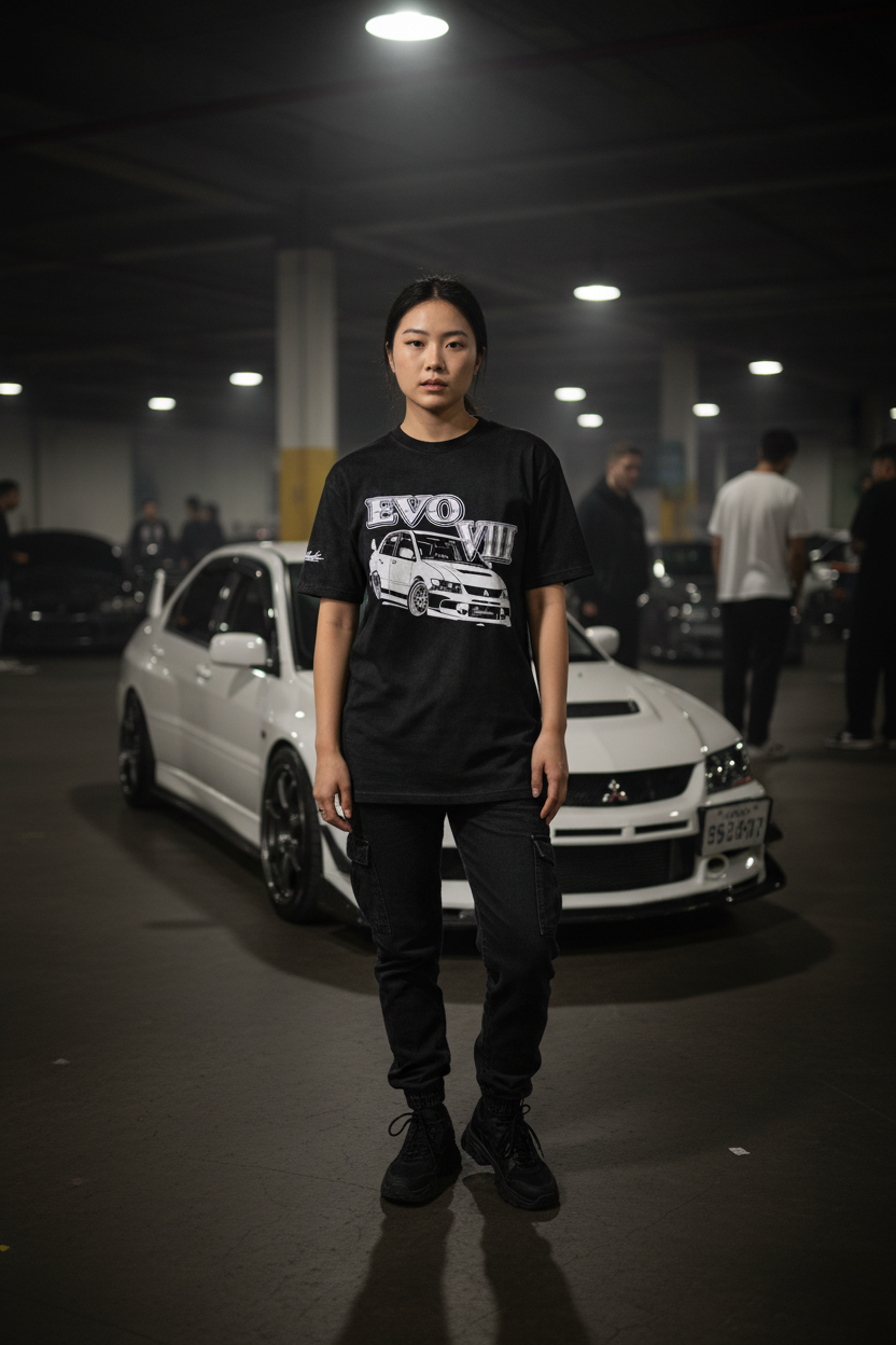 EVO VIII Female Lifestyle - Warehouse Car Meet Corrected