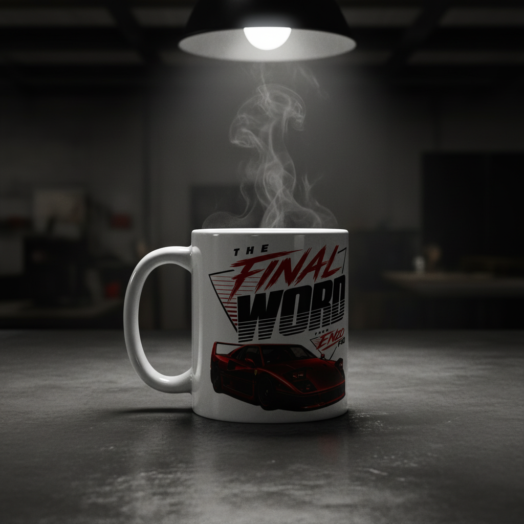 Ferrari F40 Mug Graphic