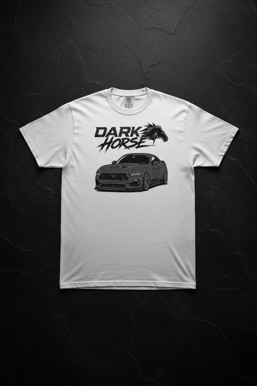 Mustang Dark Horse White
