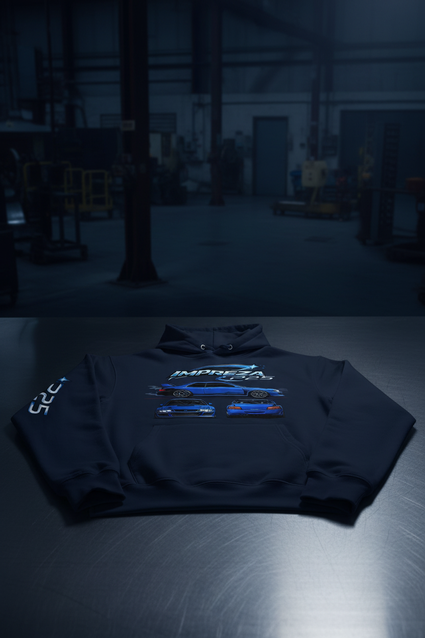 P25 Legacy French Navy Hoodie - Stainless Steel