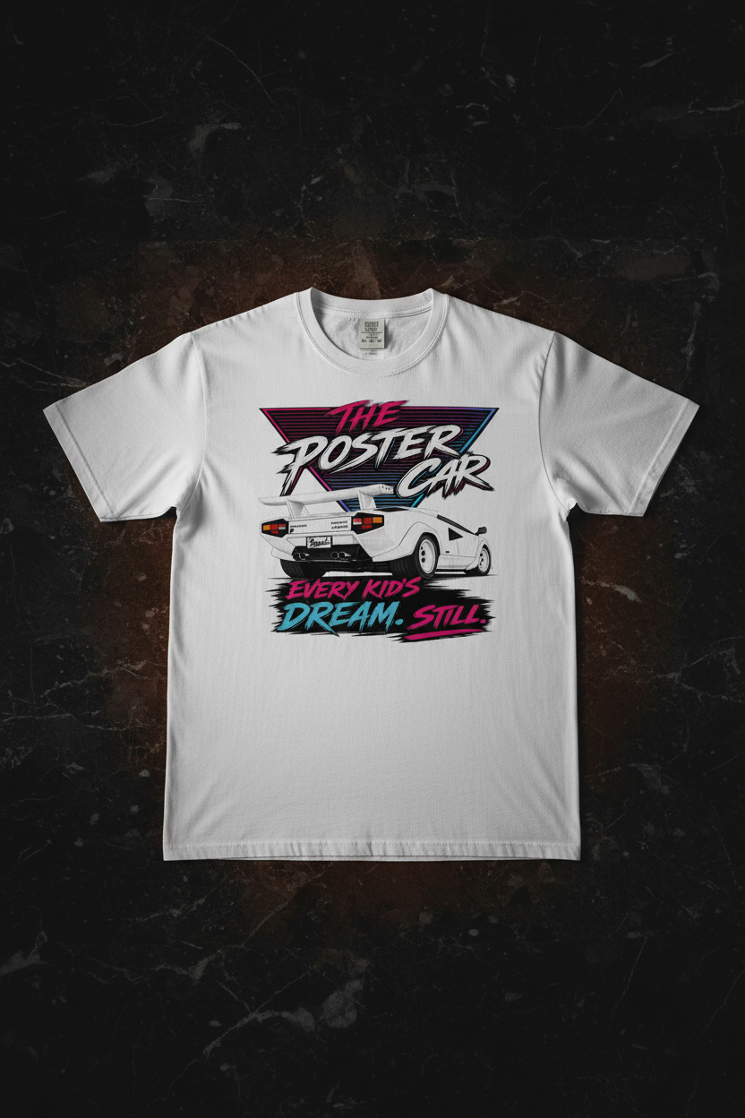 Poster Car White Updated