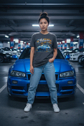 R34 Graffiti Graphite Female Lifestyle - Corrected