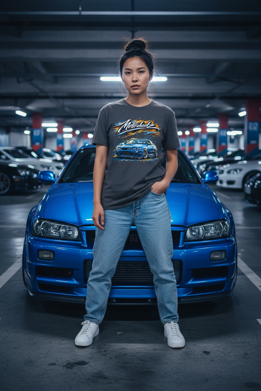 R34 Graffiti Graphite Female Lifestyle - Corrected