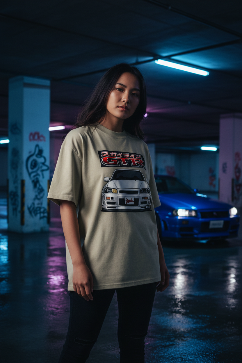 R34 GTR Stone Tee Female
