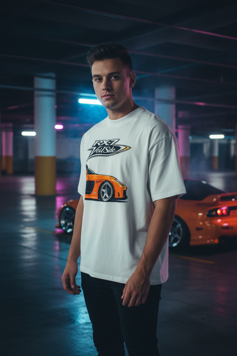 RX-7 VeilSide Tee Male Lifestyle