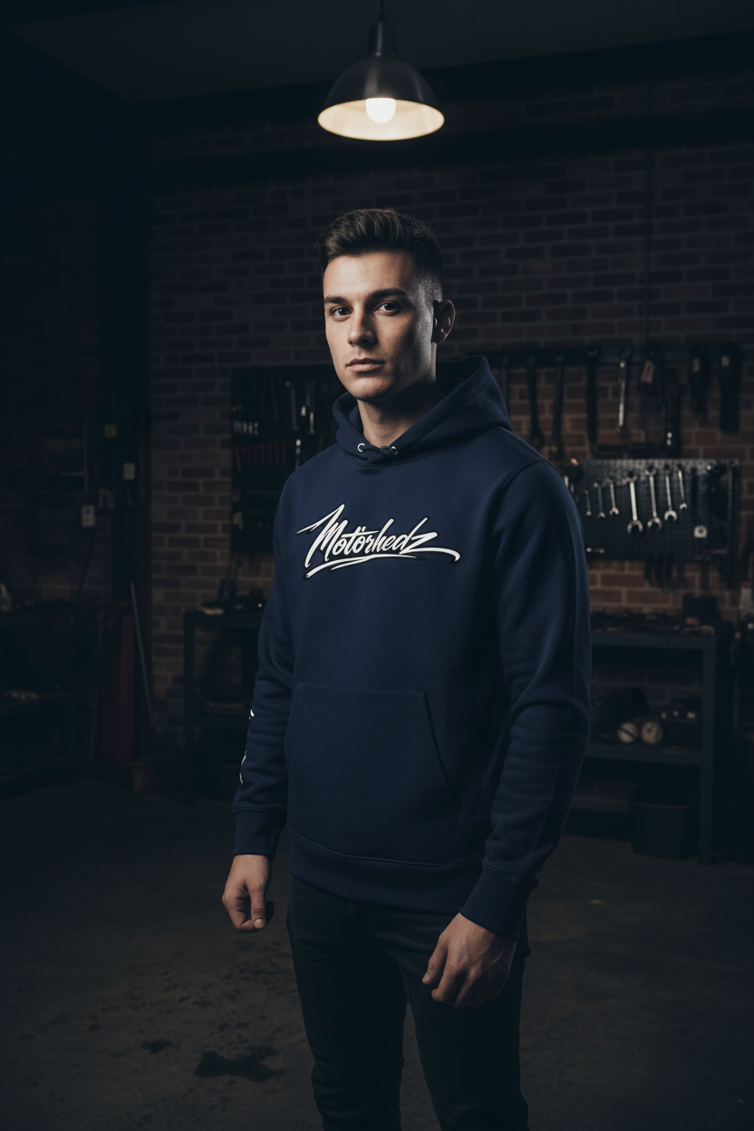 Signature Hoodie Navy Male