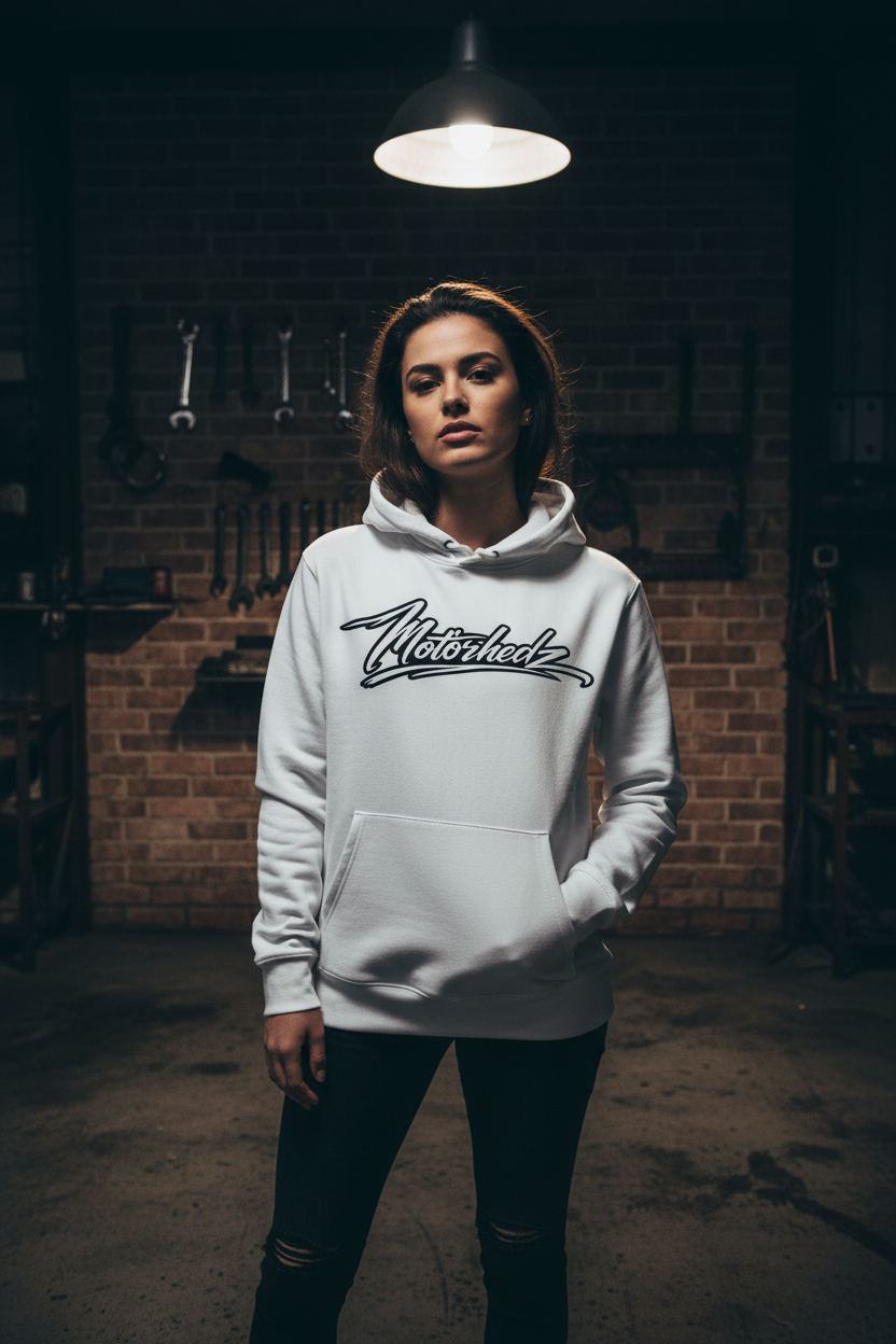 Signature Hoodie White Female
