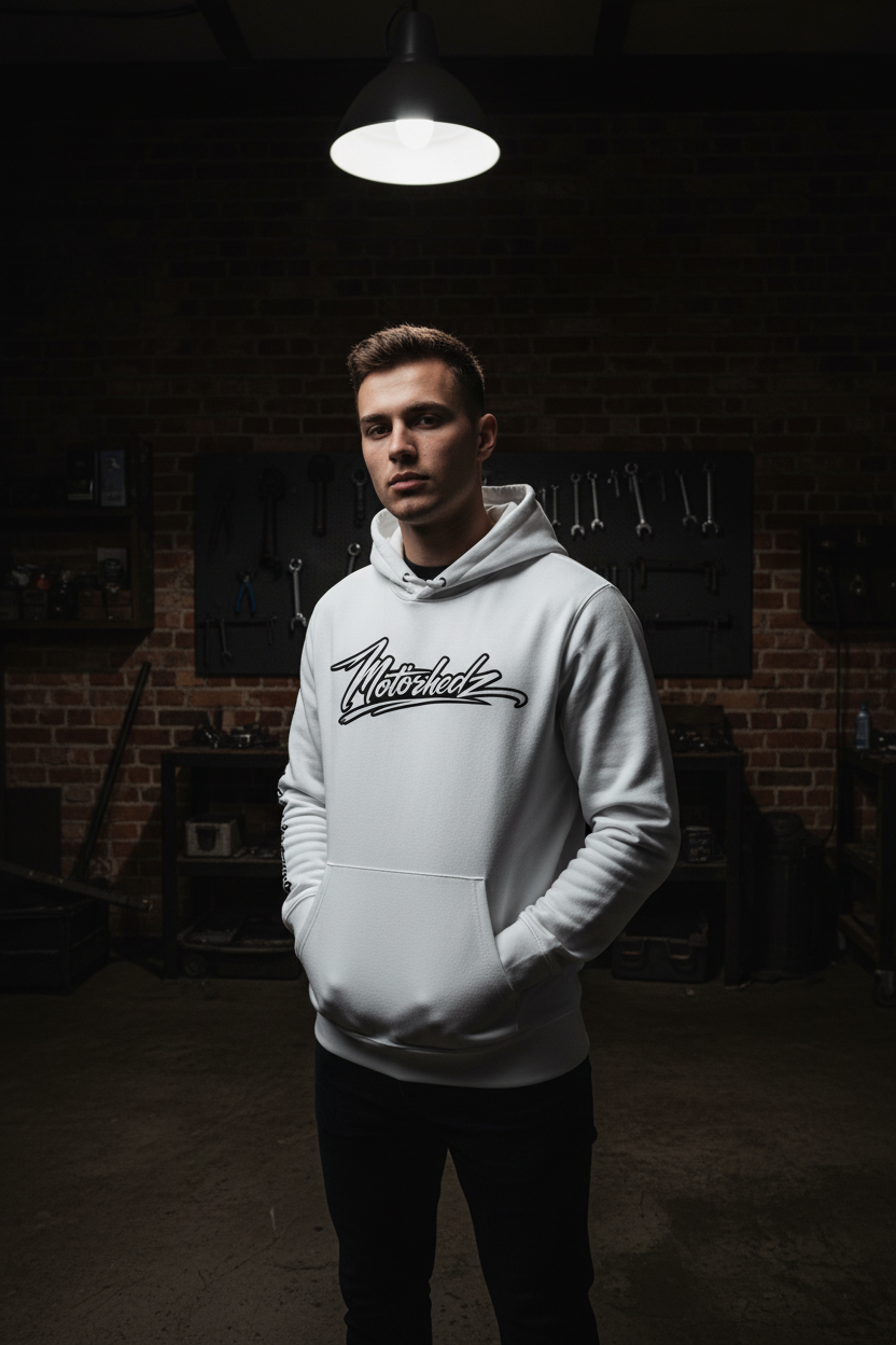 Signature Hoodie White Male
