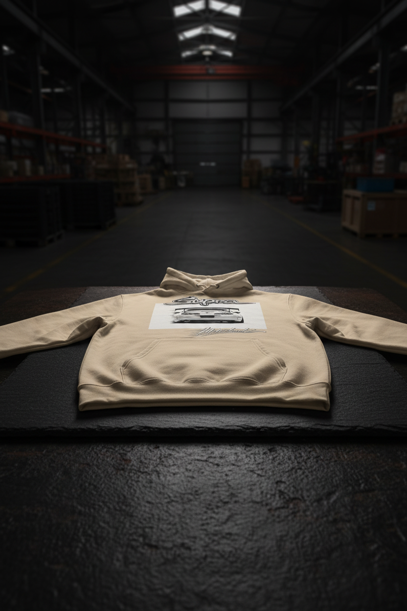 Supra Rear Icon Desert Dust Hoodie - Dark Slate