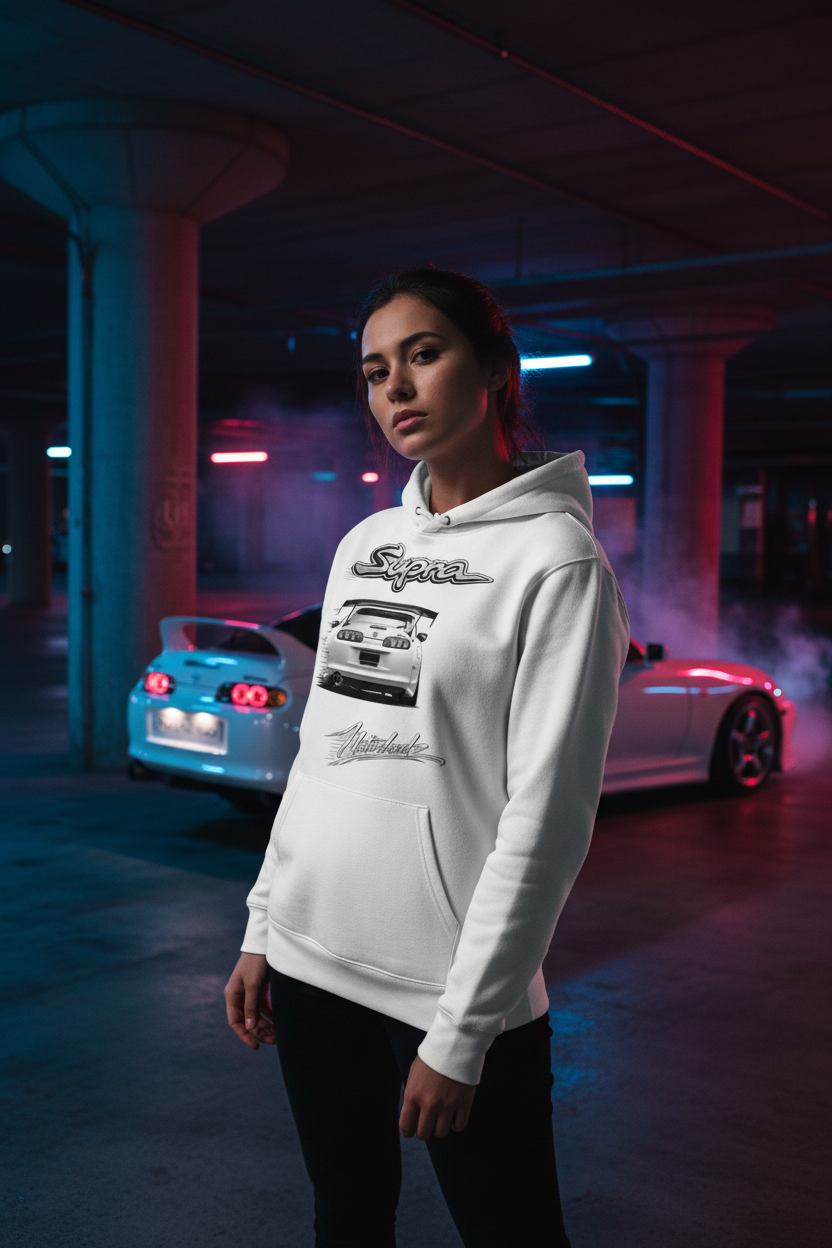 Supra Rear Icon White Female Lifestyle