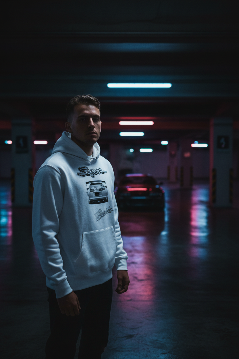 Supra Rear Icon White Male Lifestyle