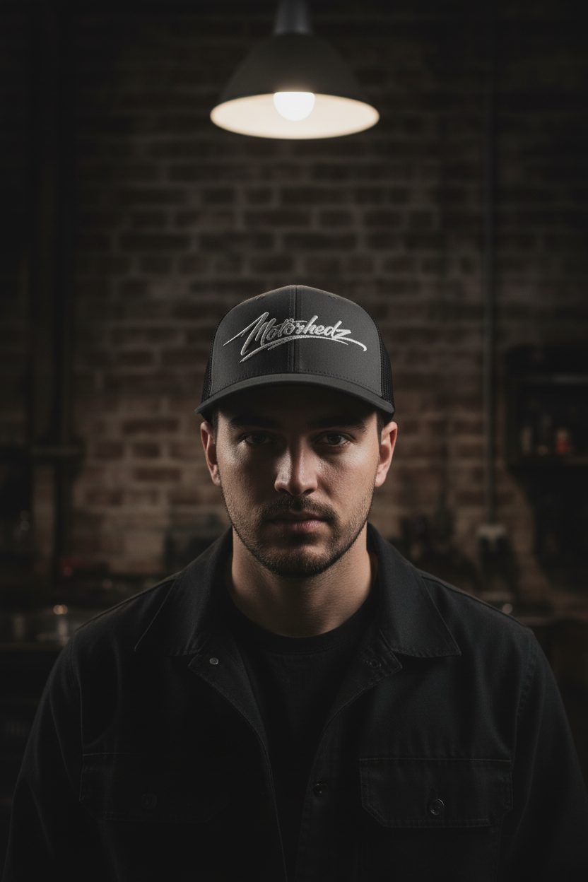 Trucker Charcoal Black Male