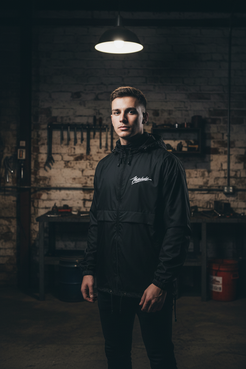 Windbreaker Black Male