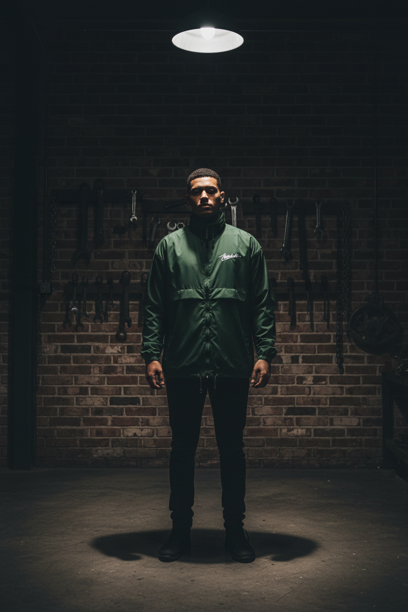 Windbreaker Forest Green Male