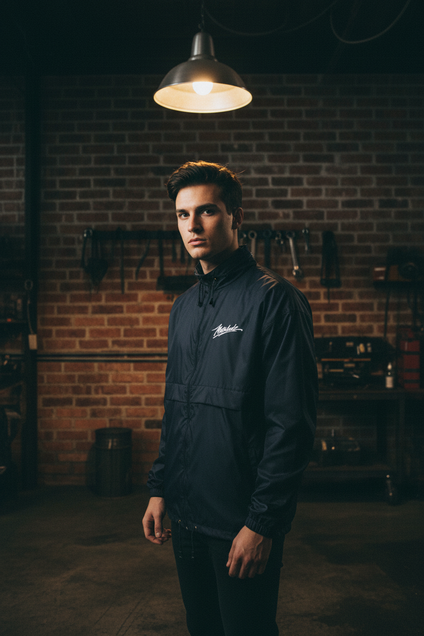Windbreaker Navy Male